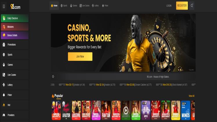 96in Betting App Login – A Smooth Gaming Experience