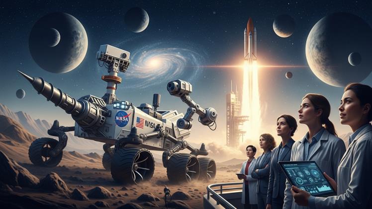 NASA driving space exploration that expands knowledge and inspires technological progress