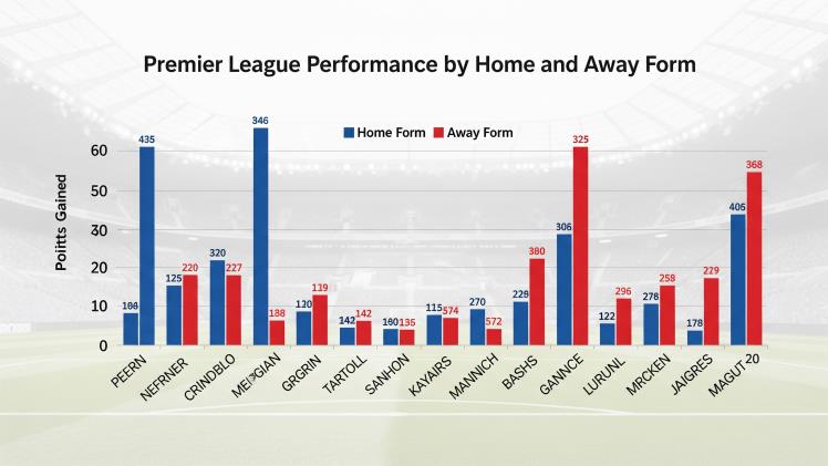 Analyzing Premier League Performance by Home and Away Form