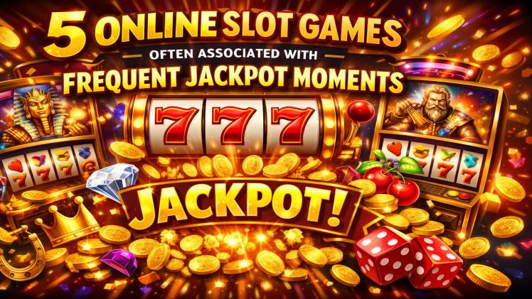 5 Online Slot Games Often Associated with Frequent Jackpot Moments